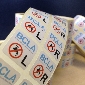 BCLA No Water Stickers: QTY 500