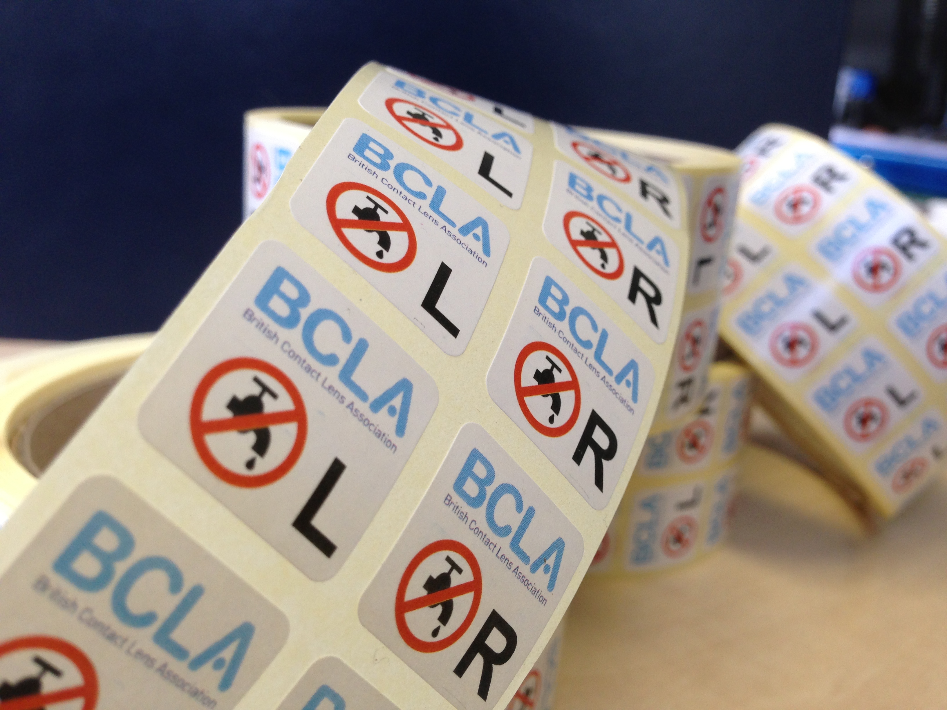 BCLA No Water Stickers: QTY 500